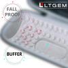 LTGEM Case Compatible with JBL Pulse 4/3 Waterproof Portable Speaker, Black+Grey view 4