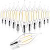 Sengled E12 Candelabra Bulb 60W Equivalent LED Chandelier Light Bulbs, 5W Dimmable E12 LED Bulb, 2700K Soft White 450LM Candelabra Base, Flame Tip Candle Light Bulbs, 12 Packs view 1