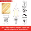 Sengled E12 Candelabra Bulb 60W Equivalent LED Chandelier Light Bulbs, 5W Dimmable E12 LED Bulb, 2700K Soft White 450LM Candelabra Base, Flame Tip Candle Light Bulbs, 12 Packs view 3