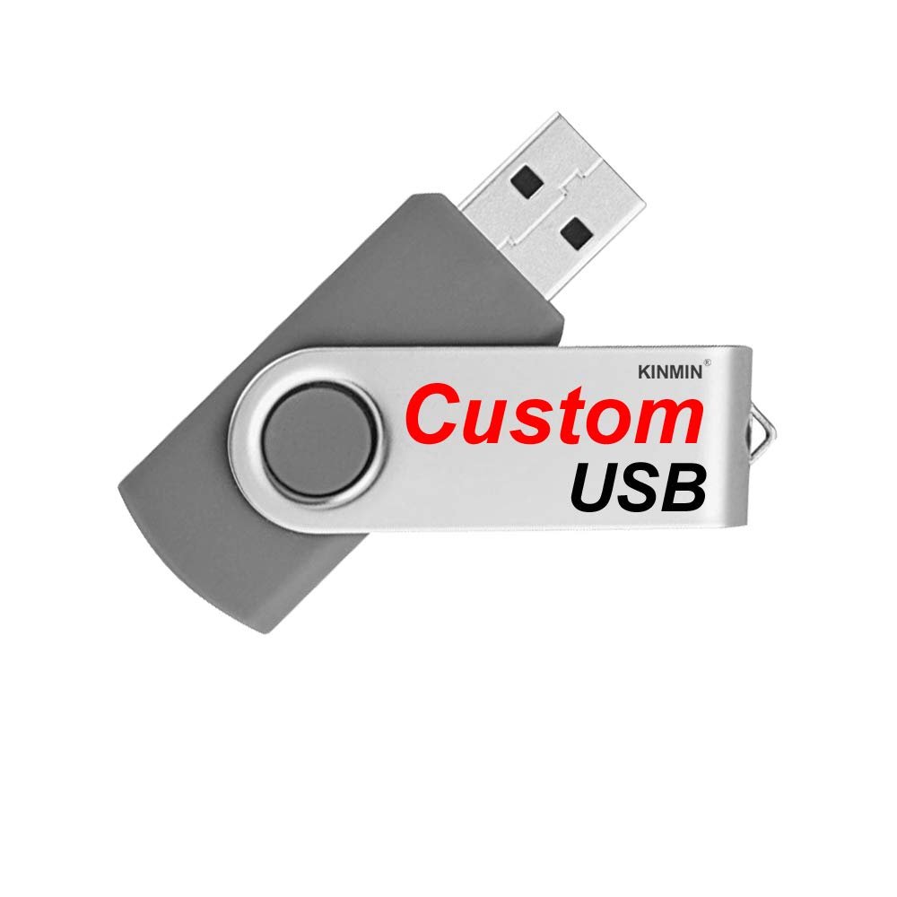 Lot 100 4GB Custom USB 2.0 Flash Drive Customized Jump Drive Personalized Memory Stick with Your Logo Wholesale Bulk Pack