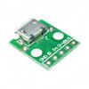 10Pcs/Lot Micro USB to DIP Adapter 5Pin 2.54mmDip Female Connector Micro USB Type PCB Pinboard Converter view 1