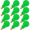 Specialty/Decorative 25A19/TG, 25 Watt, 130 Volt, A19, Medium Base, Transparent Green Light Bulb (12 Pack) view 2