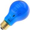 Specialty/Decorative 25A19/TB, 25 Watt, 130 Volt, A19, Medium Base, Transparent Blue Light Bulb (12 Pack) view 1