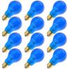 Specialty/Decorative 25A19/TB, 25 Watt, 130 Volt, A19, Medium Base, Transparent Blue Light Bulb (12 Pack) view 2