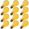 Specialty/Decorative 25A19/TY, 25 Watt, 130 Volt, A19, Medium Base, Transparent Yellow Light Bulb (12 Pack) view 2