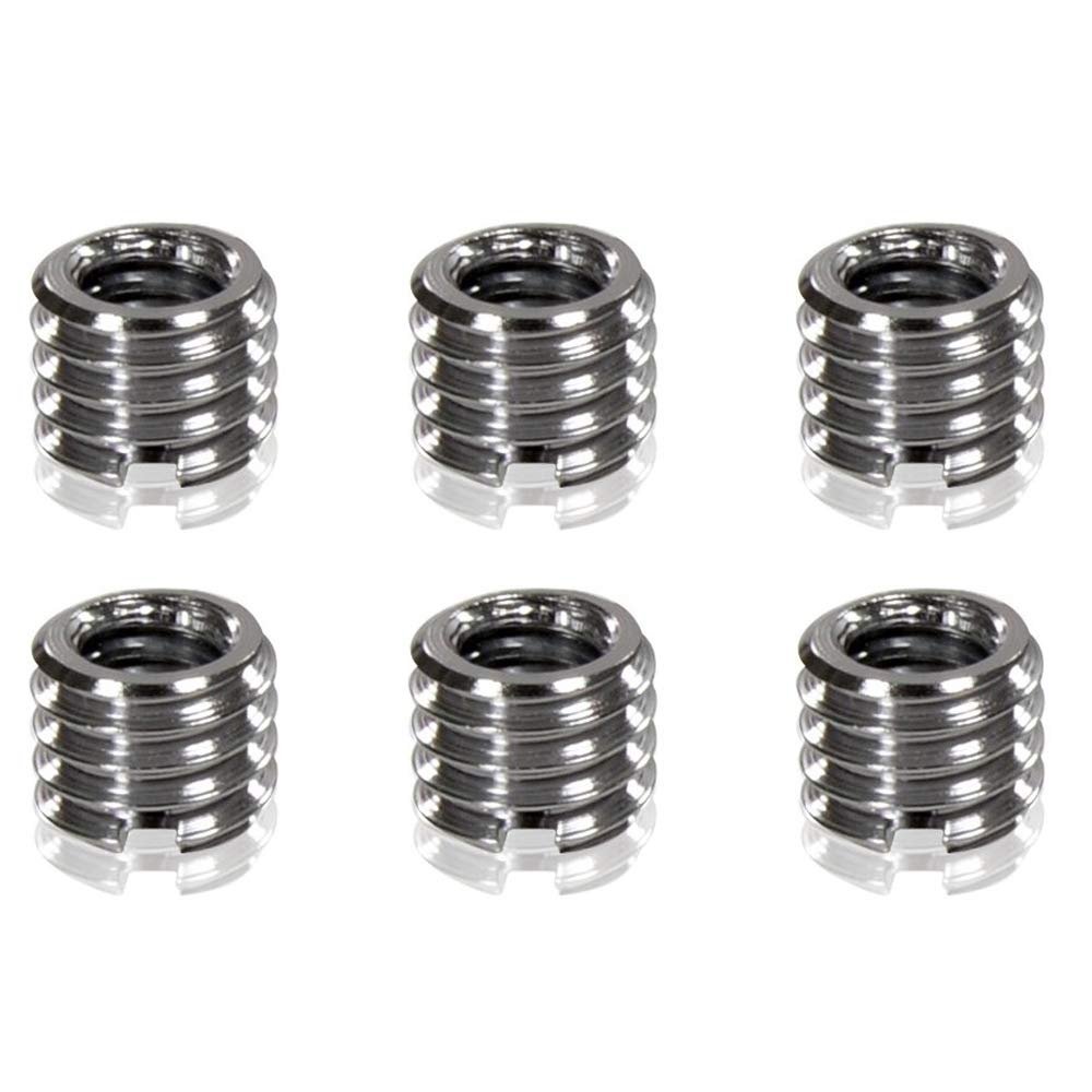 3/8" to 1/4" Tripod Ballhead Reducer Bushing Convert Screw Adapter,1/4" to 3/8" Tripod Ballhead Camera Convert Screw Adapter Mount for Tripod Monopod Ballhead Video Light Stand DSLR SLR