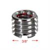3/8" to 1/4" Tripod Ballhead Reducer Bushing Convert Screw Adapter,1/4" to 3/8" Tripod Ballhead Camera Convert Screw Adapter Mount for Tripod Monopod Ballhead Video Light Stand DSLR SLR view 2