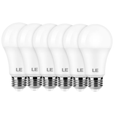 Lepro A19 E26 Non-Dim LED Light Bulbs 14W 1500 Lumens Soft White 6 Pack