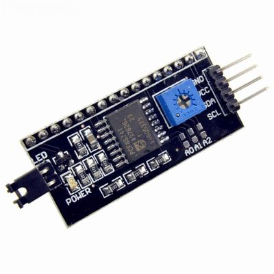 10Pcs/Lot IIC/I2C Interface LCD1602 Adapter Plate Board 5V LCD Adapter Converter Module for LCD1602 2004 LCD