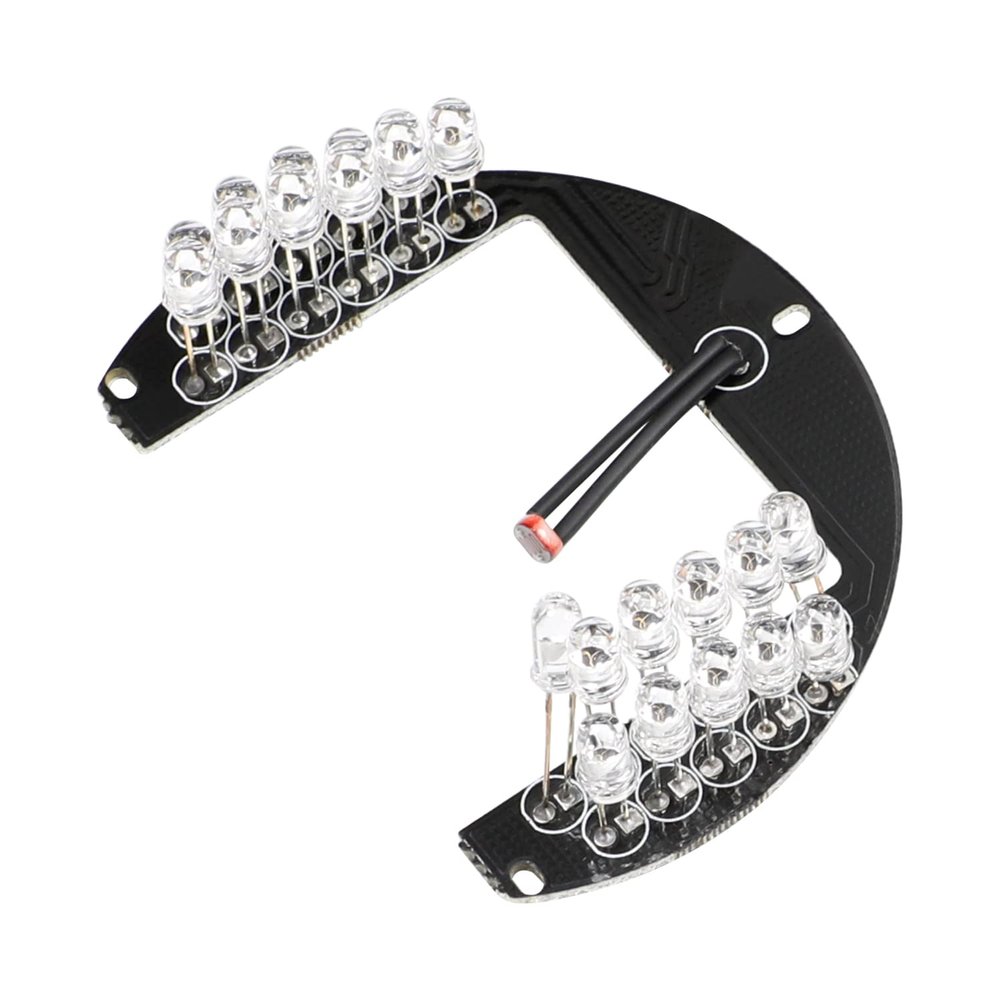 Othmro 1Pcs 22 LED IR Illuminator for Security Camera 45 Degrees IR Led Round Plate IR Infrared Light Illuminator Board Bulb for CCTV Security Camera