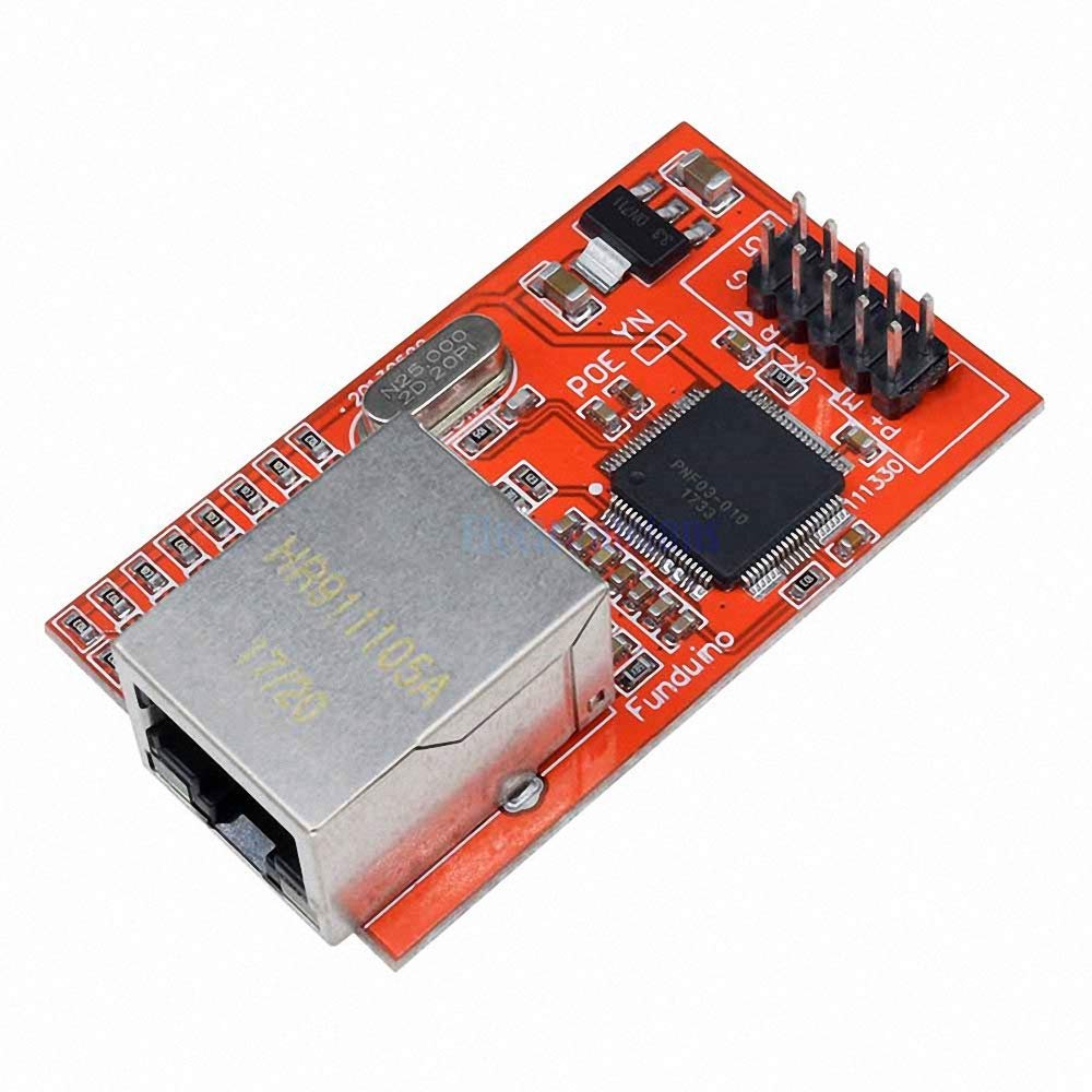 10pcs Top Mini W5100 LAN Ethernet Shield Network Module Board 3.3V Compatible 5V for Arduino 100% Origin