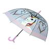 Foxfire for Kids FOX-622-78 Childrens Rainbow Unicorn Umbrella, Clear view 1