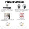 Evertech Security Camera System 16 Channel HD H.264 DVR with 4TB HDD and (16) 1080P HD Outdoor Indoor Weatherproof CCTV Cameras Smartphone Remote Monitoring view 2