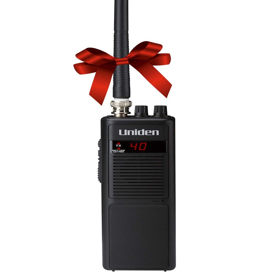 Uniden PRO401HH Professional Series 40 Channel Handheld CB Radio, 4 Watts Power with Hi/Low Power Switch, Auto noise cancellation, Belt Clip And Strap Included, 2.75in. x 4.33in. x 8.66in. (Renewed)