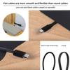2 Pack 13.1FT Power Extension Cable Compatible with WyzeCam,Wyze Cam v4,WyzeCam Pan,WYZE Cam OG,Kasa Cam,Nest Cam,Blink,Cloud Cam,USB to Micro USB Durable Charging and Data Sync Cord for Camera-Black view 4