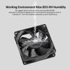120mm 12V 2Wire 3Pin DC Fan 3000RPM High-Speed Moisture-Proof Cooling & Exhaust Fan for RV Refrigerator/Camper(2-Pack) view 3