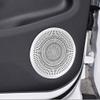 YIWANG Aluminum Alloy Car Door Tweeter Speaker Cover Trim 4pcs for Land Rover Range Rover Evoque 2019 2020 Auto Accessories view 3