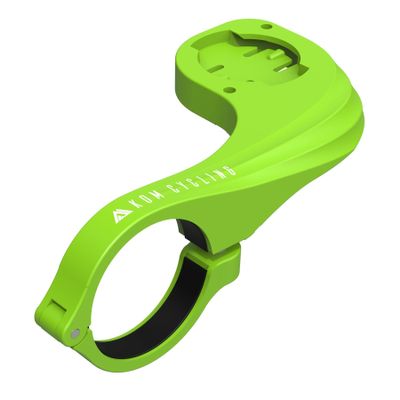 KOM Cycling Wahoo Elemnt Mount Compatible with Multiple Wahoo Computers Including The Wahoo Elemnt Bolt, Elemnt Roam, Elemnt Mini, and Elemnt - Multiple Colors 24g Out Front Computer Mount (Green)