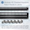 TRENDnet 48-Port Blank Keystone Shielded 2U HD Patch Panel, TC-KP48S view 2