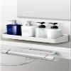 Asvel Bathroom Rack White 5869 Lux MG Wall Rack Wide view 3