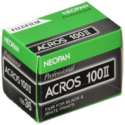 FUJIFILM Black and White Film Neo Pan 100 ACROS II 135 Size, 36 Photos, 1 Pack