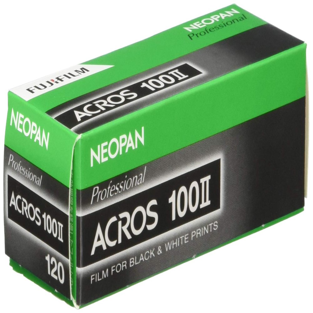FUJIFILM Black & White Film Neo Pan 100 ACROS II 120 Size, 1 Pack