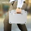 Nulaxy Laptop Stand, Ergonomic Sit to Stand Laptop Holder Convertor, Adjustable Height from 2.1" to 13.8", Supports up to 22lbs, Compatible with MacBook, All Laptops Tablets 11-17" - Silver view 3