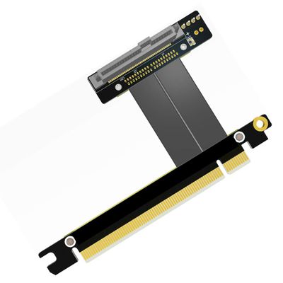 ADT-Link 32G/BPS U.2 Interface U2 to PCI-E 3.0 x16 SFF-8639 NVMe Pcie Solid State Extension Data Cable Gen3.0 Cable (40cm,R37SL)