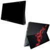 MightySkins Carbon Fiber Skin for Microsoft Surface Pro 7 - Red Dragon | Textured Carbon Fiber Finish | Easy to Apply, Remove, and Change Styles | Made in The USA view 1