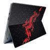 MightySkins Carbon Fiber Skin for Microsoft Surface Pro 7 - Red Dragon | Textured Carbon Fiber Finish | Easy to Apply, Remove, and Change Styles | Made in The USA view 2