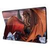 MightySkins Carbon Fiber Skin for Microsoft Surface Pro X - Dragon Reign | Textured Carbon Fiber Finish | Easy to Apply, Remove, and Change Styles | Made in The USA view 1