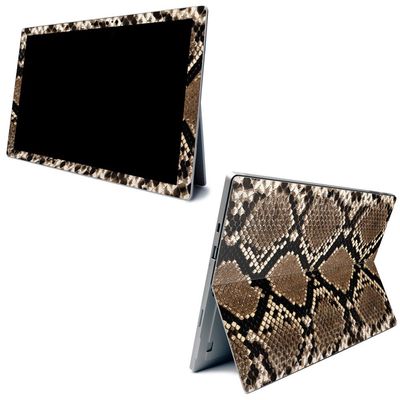 MightySkins Carbon Fiber Skin for Microsoft Surface Pro 7 - Rattler | Textured Carbon Fiber Finish | Easy to Apply, Remove, and Change Styles | Made in The USA (CF-MISURPR7-Rattler)