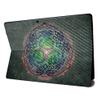 MightySkins Carbon Fiber Skin for Microsoft Surface Pro X - Celtic Dragon | Textured Carbon Fiber Finish | Easy to Apply, Remove, and Change Styles | Made in The USA view 1