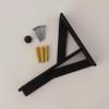 3D Cabin Mount Bracket Hanger for Sonos Play 1 / Underside Unit/Kitchen Black view 3