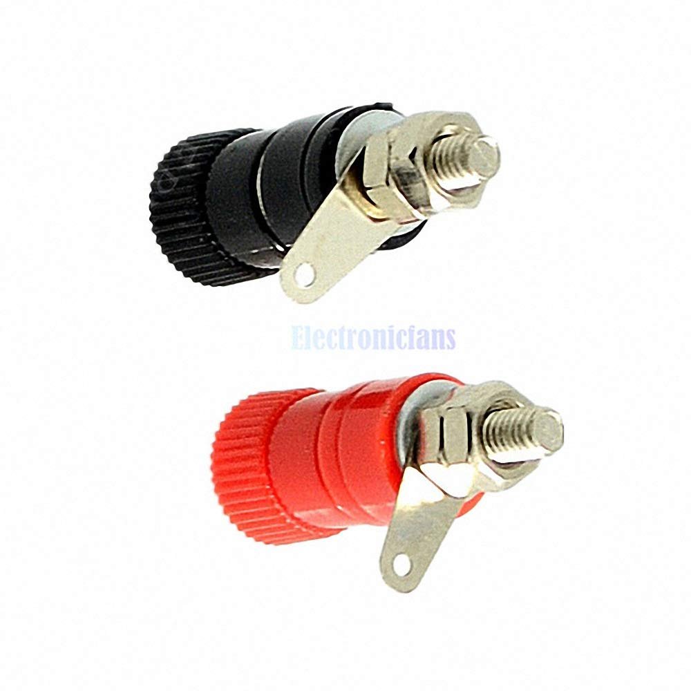 10PCS JS-910B 4mm Banana Plug Jack Socket Female Binding Post for Speaker Audio