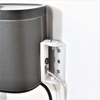 3D Cabin Wall Mount Wall Bracket for Sonos Play 1 Swivel Adjustable White