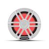 Rockford Fosgate M1D2-10 Color Optix 10" DVC 2-Ohm Multicolor LED Lighted Marine Subwoofer - White view 1