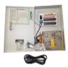 Evertech 9 Channel Power Distribution Box for Security Camera with Key Lock 12V DC 5A Ampere Auto Reset w/CCTV Sign view 3