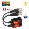 Evertech 32 Pairs (64 Pcs) Tool Less Megapixel Passive Video Balun UTP Cat5 / Cat6 CCTV via Network Cabling view 2