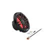 Rockford Fosgate M1D4-8B Color Optix 8" DVC 4-Ohm Multicolor LED Lighted Marine Subwoofer - Black view 4