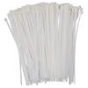 Wideskall 6" inch White Nylon Cable Zip Ties Self Locking 2.8mm Tensile 30lbs. (Pack of 1000) view 1