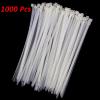 Wideskall 6" inch White Nylon Cable Zip Ties Self Locking 2.8mm Tensile 30lbs. (Pack of 1000) view 2