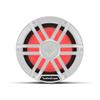 Rockford Fosgate M1D4-10 Color Optix 10" DVC 4-Ohm Multicolor LED Lighted Marine Subwoofer - White view 1