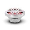 Rockford Fosgate M1D4-10 Color Optix 10" DVC 4-Ohm Multicolor LED Lighted Marine Subwoofer - White view 2
