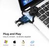 64GB USB Flash Drive Cartoon Skeleton Shaped Memory Stick, BorlterClamp Cool Thumb Drive Pen Drive Amazing Gifts, Black view 2