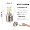 KCO Lighting 4-Pack G45 E26 LED Small Globe Bulbs, 7W A15 Vintage Chandelier Light Bulbs, 60 Watt Equivalent, 3000K Warm White, 550Lumens, Non-Dimmable, LED Clear Glass lamp for Home view 2