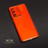 SopiGuard Sticker Skin for 2022 Apple AirPods Pro 1st and 2nd Gen Earbuds Vinyl Wrap (3M Neon Orange) view 2