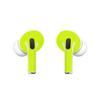 SopiGuard Sticker Skin for 2022 Apple AirPods Pro 1st and 2nd Gen Earbuds Vinyl Wrap (3M Neon Yellow) view 1
