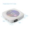 CD Player, Bluetooth HiFi Speaker, USB Flash Player, AUX line-in Audio Boombox, FM Radio, Portable, Wall Mountable and Desk Stand, with Remote Control view 4