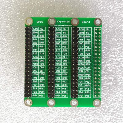 WELL LONG Raspberry Pi 4 Model B 3 x 40 Pin GPIO Adapter Extension Board with 20cm FC40 40pin Flat Rainbow Ribbon Cable for Raspberry Pi 4B/3B+/3B